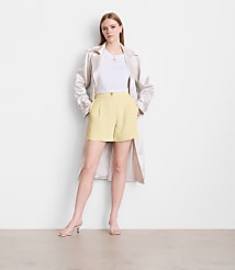 LOFT Versa Crepe Drape Shorts carousel Product Image 1