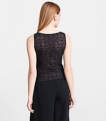LOFT Versa Animal Print Mesh Tank Top carousel Product Image 5