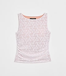 LOFT Versa Animal Print Mesh Tank Top carousel Product Image 3