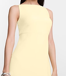 LOFT Versa Crepe Drape Square Neck Midi Dress carousel Product Image 3