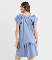 Poplin Flutter Mini Pocket Dress carousel Product Image 2