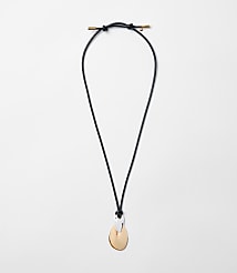 LOFT Versa Mixed Metal Cord Statement Necklace carousel Product Image 1