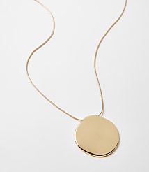 Coin Pull Tie Pendant Necklace carousel Product Image 2