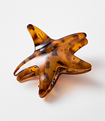 Tortoiseshell Print Starfish Claw Hair Clip carousel Product Image 1