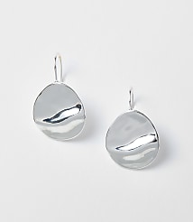 Molded Coin Pull Through Earrings carousel Product Image 1