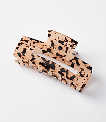 Tortoiseshell Print Claw Hair Clip carousel Product Image 1