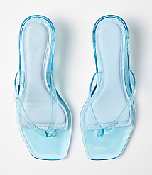 Jelly Kitten Heel Thong Sandals carousel Product Image 2