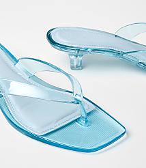 Jelly Kitten Heel Thong Sandals carousel Product Image 3