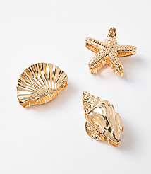 Seashell Hair Clip Set carousel Product Image 1
