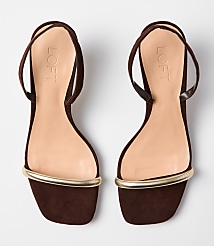 Metallic Slingback Kitten Heel Sandals carousel Product Image 2