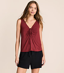 Lou & Grey Essential Modal Tie Keyhole Tank Top carousel Product Image 1