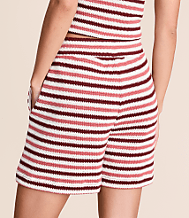 Lou & Grey Striped Crochet Shorts carousel Product Image 2