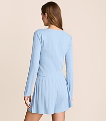 Lou & Grey Pointelle Pajama Cardigan carousel Product Image 3