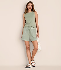 Lou & Grey Garment Dyed Waffle Shorts