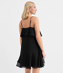 Strappy Ruffle Mini Dress carousel Product Image 2