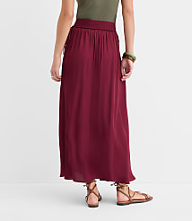 Side Tie Maxi Skirt carousel Product Image 3