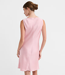 Petite Satin Cowl Neck Bias Mini Dress carousel Product Image 2