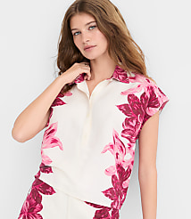 Lily Linen Blend Popover Shirt carousel Product Image 2