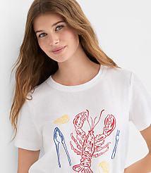 Lobster Lunch Everyday Crew Tee carousel Product Image 1