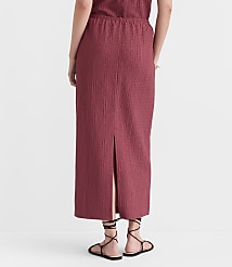 Petite Textured Column Midi Skirt carousel Product Image 3