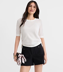 Side Tie Sweater Tee carousel Product Image 1