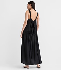 Metallic Trim Strappy Maxi Pocket Dress carousel Product Image 3