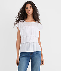 Ruched Wedge Top carousel Product Image 1