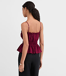 Ruffle Smocked Waist Cami carousel Product Image 3