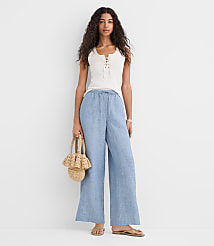 Sawyer Pull On Pants in Linen carousel Product Image 1