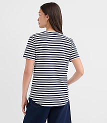Striped Everyday V-Neck Tee carousel Product Image 3