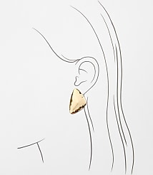 Triangle Statement Stud Earrings carousel Product Image 2