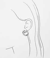 LOFT Versa Open Hoop Earrings carousel Product Image 2