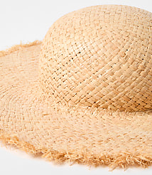 Fringe Raffia Hat carousel Product Image 2