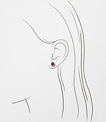 Sparkle Heart Stud Earring Set carousel Product Image 2