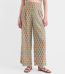 LOFT Beach Garden Linen Cotton Wide Leg Pants carousel Product Image 4
