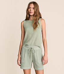 Lou & Grey Garment Dyed Waffle Tank Top carousel Product Image 2