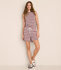 Lou & Grey Striped Crochet Shorts carousel Product Image 3