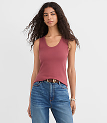 Perfect Ribbed Scoop Neck Tank Top carousel Product Image 2