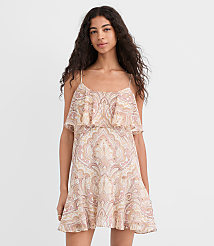 Tiled Strappy Ruffle Mini Dress carousel Product Image 3