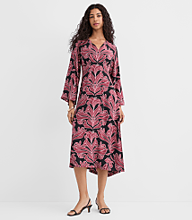 Petite Floral Caftan Midi Dress carousel Product Image 2