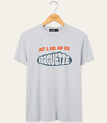 Junk Food Just a Girl and Her Baguette Vintage Tee carousel Product Image 1