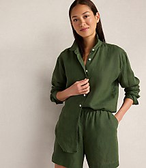 Haven Well Within Linen Shorts carousel Product Image 2
