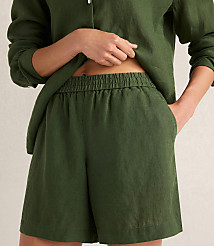 Haven Well Within Linen Shorts carousel Product Image 1