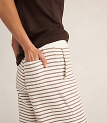 Haven Well Within Cotton Blend Textured Barrel Leg Pants carousel Product Image 4