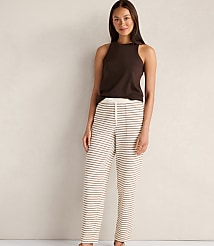 Haven Well Within Cotton Blend Textured Barrel Leg Pants carousel Product Image 5