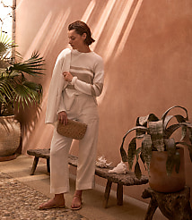 Haven Well Within Heavyweight Linen Wide Leg Pants carousel Product Image 5