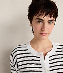 Haven Well Within Cotton Stripe Cardigan carousel Product Image 3