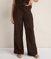 Haven Well Within Linen Wide Leg Drawstring Pants carousel Product Image 1