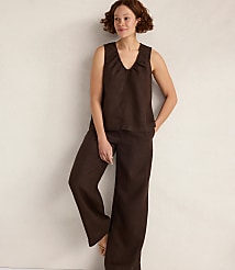 Haven Well Within Linen Wide Leg Drawstring Pants carousel Product Image 3