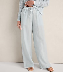 Haven Well Within Linen Wide Leg Drawstring Pants carousel Product Image 1